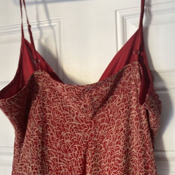 Y2K Red Silk Dress - Picture 6 of 7